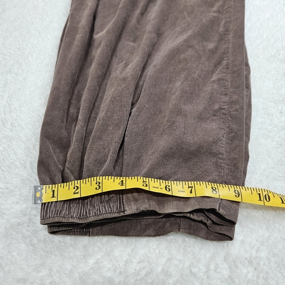 Free People To The Sky Cord Parachute Baggy Pants S Brown Slouchy - Picture 13 of 16